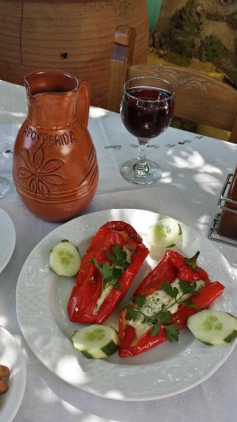 20130830_113446_Richtone(HDR).jpg - Red peppers and Feta cheese especially prepared fresh for you.